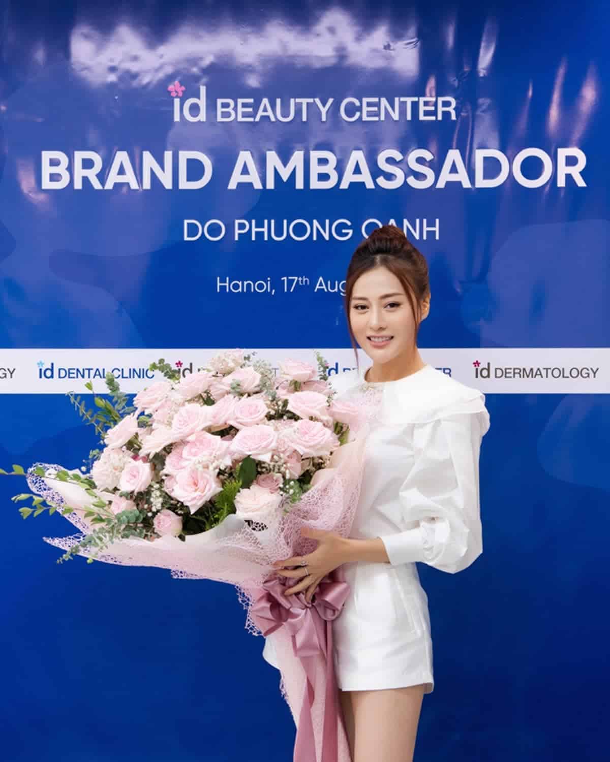 Phương Oanh là đại sứ thương hiệu thẩm mỹ id Beauty Center